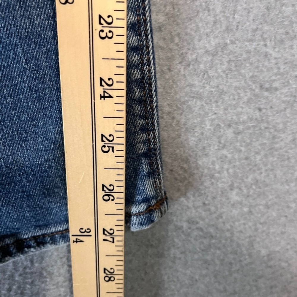 American Eagle Jeans Womens‎ 2 Blue Mom Chewed Hem Mid Rise Stretch Denim - Picture 6 of 14